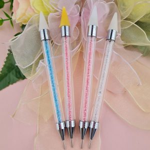 Dual-Ended Rhinestone Picker Wax Pen