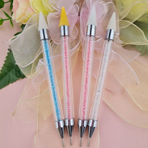 Dual-Ended Rhinestone Picker Wax Pen